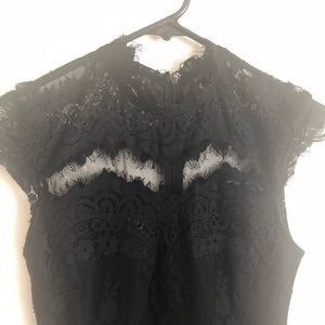 Classy lace black dress